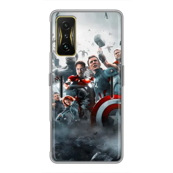 Чехол с рисунком «Команда марвел» для Xiaomi POCO F4 GT