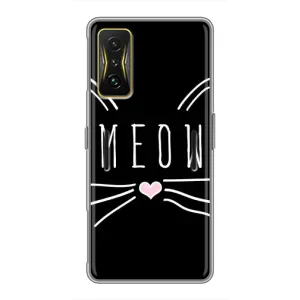 Бампер с изображением Котиков для Поко Ф4 GT (КОТИК MEOW)