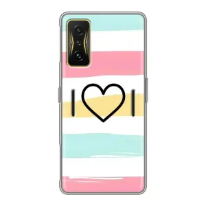 Чехлы с тематикой "Маленькие Сердечки" на Xiaomi POCO F4 GT (Красивое сердечко)