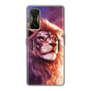 Чехол с картинкой на Xiaomi POCO F4 GT (Красочный ЛЕВ)