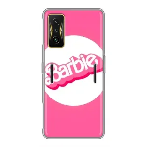 Силиконовый Чехол Барби Фильм на Xiaomi POCO F4 GT (Лого Барби)