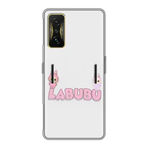 Чохол з принтом Лабубу для Xiaomi POCO F4 GT (Логотип Лабубу)