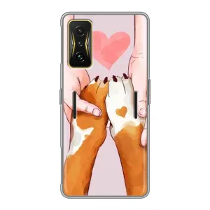 Чехол (ТПУ) Милые собачки для Xiaomi POCO F4 GT (Любовь к собакам)