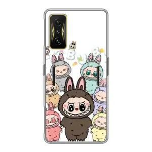 Чохол з принтом Лабубу для Xiaomi POCO F4 GT (Маленькі Лабубу)