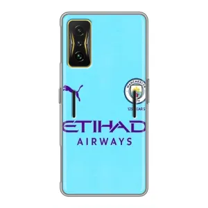 Силиконовые Чехлы принт Футбол на Xiaomi POCO F4 GT (Man City)