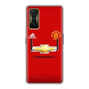 Силиконовые Чехлы принт Футбол на Xiaomi POCO F4 GT (Man United)