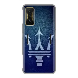 Чехлы с тематикой "Крутые машины" на Xiaomi POCO F4 GT (Лого Maserati)