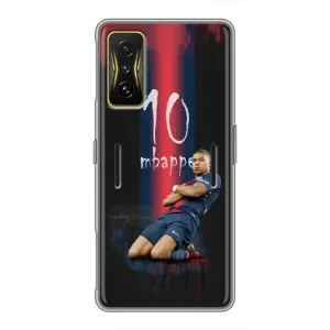 Чехол (TPU) с Футболистом на Xiaomi POCO F4 GT (MBAPPE 10)