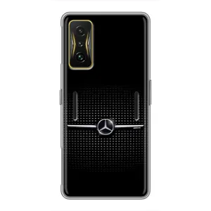 Силиконовый бампер с картинкой машины на Xiaomi POCO F4 GT (Mercedes)