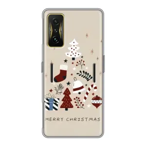 Чехол Санта Клаус для Xiaomi POCO F4 GT (Merry Christmas)