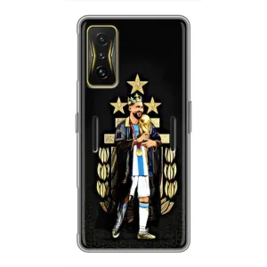 Чехлы Лео Месси Аргентина для Xiaomi POCO F4 GT (Месси король)