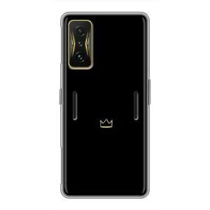 Чохол (Корона на чорному фоні) для Поко Ф4 GT (Міні корона)