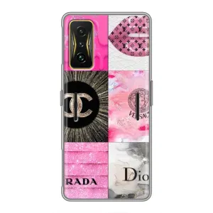 Чохол (Dior, Prada, YSL, Chanel) для Xiaomi POCO F4 GT (Модніца)