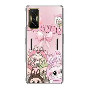 Чохол з принтом Лабубу для Xiaomi POCO F4 GT (Монстри Лабубу)