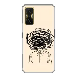 Чехлы со смыслом для Xiaomi POCO F4 GT (Мысли)