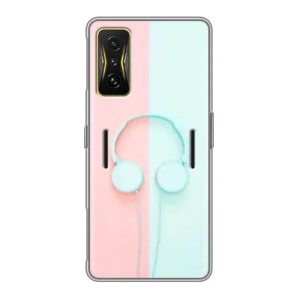 Чехол с рисунком «Наушники» для Xiaomi POCO F4 GT Чехол с рисунком «Наушники» для Xiaomi POCO F4 GT