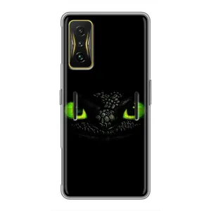 Чехол дракон Беззубик для Xiaomi POCO F4 GT (Глаза Беззубика)