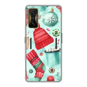 Чехол Санта Клаус для Xiaomi POCO F4 GT (Одежда)