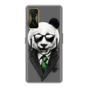 Чехлы с Пандами на Xiaomi POCO F4 GT (Панда в очках)
