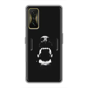 Чехол ДОБЕРМАН для Xiaomi POCO F4 GT (Пасть добермана)