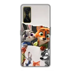 Силиконовый чехол с принтом Зоотрополіс для Xiaomi POCO F4 GT