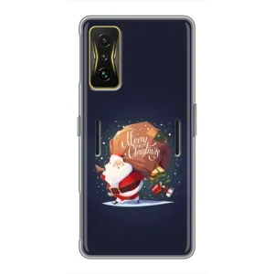 Чехол Санта Клаус для Xiaomi POCO F4 GT (Подарки от Санты)