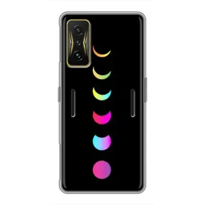 Чехол (ТПУ) с планетами на Xiaomi POCO F4 GT (Полнолуние)