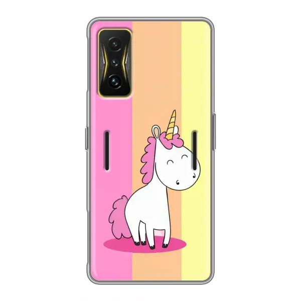 Чехол с рисунком «Радужный Единорог» для Xiaomi POCO F4 GT Чехол с рисунком «Радужный Единорог» для Xiaomi POCO F4 GT