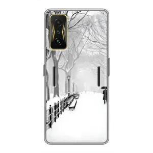 Чехлы на Новый Год Xiaomi POCO F4 GT (Снегом замело)
