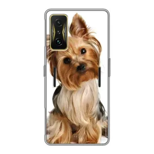 Чехол (ТПУ) Милые собачки для Xiaomi POCO F4 GT (Собака Терьер)