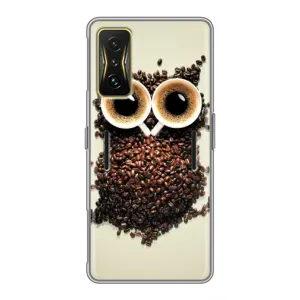 Чехлы с принтом СОВЫ для Xiaomi POCO F4 GT (Сова с зерен кофе)