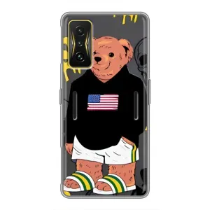 Чехлы Мишка Тедди для Поко Ф4 GT