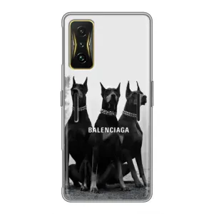 Чехол ДОБЕРМАН для Xiaomi POCO F4 GT (Три добермана)