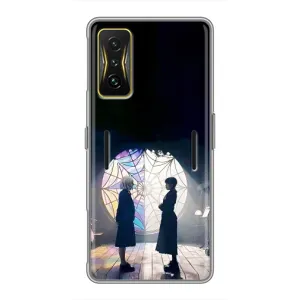 Чехлы с принтом Уэнсдей на Xiaomi POCO F4 GT (Уэнсдей и Энди)