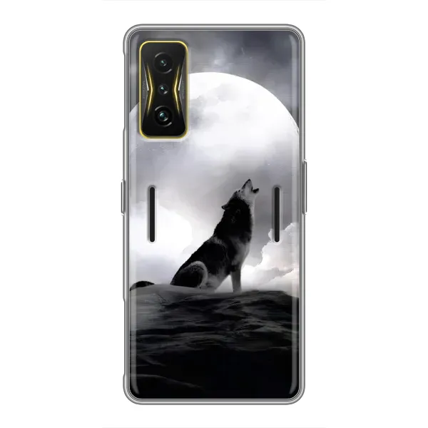 Чехол с рисунком «Волк и луна» для Xiaomi POCO F4 GT Чехол с рисунком «Волк и луна» для Xiaomi POCO F4 GT