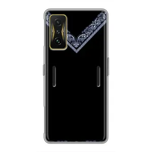 Силиконовый Чехол на Xiaomi POCO F4 GT (Воротник вышиванки)