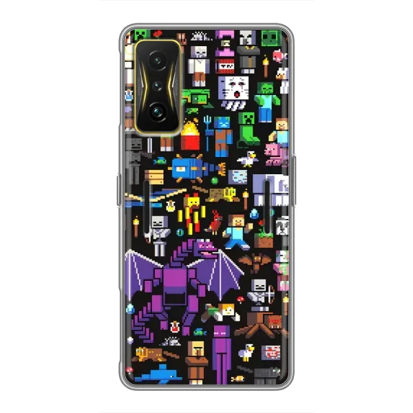Чехол с рисунком «Все персонажи» для Xiaomi POCO F4 GT