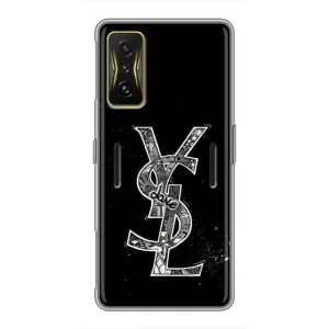 Чохол (Dior, Prada, YSL, Chanel) для Xiaomi POCO F4 GT (YSL)