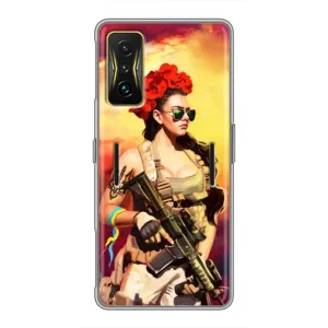 ЗСУ Чехлы (TPU) для Xiaomi POCO F4 GT (Женщина солдат)