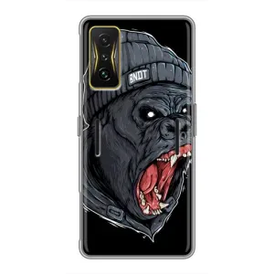 Чехлы с Горилой на Поко Ф4 GT (Злая Обезьяна)