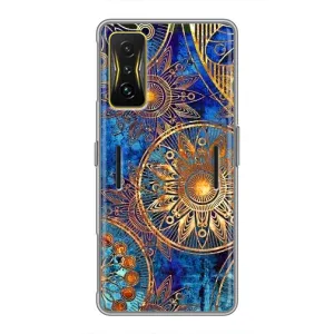 Чехлы со смыслом для Xiaomi POCO F4 GT (Золотые узоры)