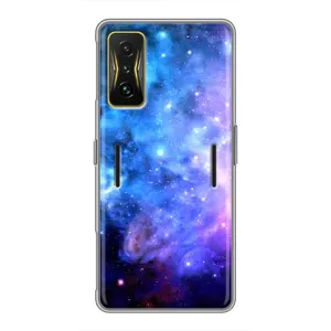 Чехлы КОСМОС для Xiaomi POCO F4 GT (Звездный вид)