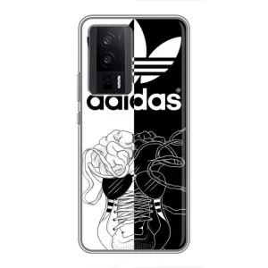 Чохол с стилі "Адідас" для Поко Ф5 Про (Adidas шнурки)