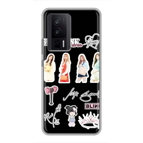 Чехол с рисунком «Арт блэкпинг» для Xiaomi POCO F5 Pro Чехол с рисунком «Арт блэкпинг» для Xiaomi POCO F5 Pro