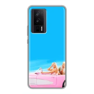 Силиконовый Чехол Барби Фильм на Xiaomi POCO F5 Pro (Барби и Кен)