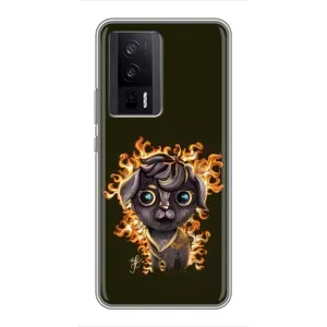 Чехлы на военную тематику для Xiaomi POCO F5 Pro (Бавовна мем)