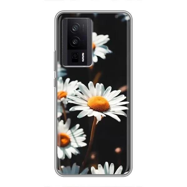 Чехол с рисунком «Белые ромашки» для Xiaomi POCO F5 Pro Чехол с рисунком «Белые ромашки» для Xiaomi POCO F5 Pro