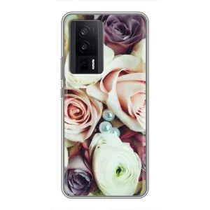 Чехлы с принтом Розочки для Xiaomi POCO F5 Pro (Букет РОЗ)