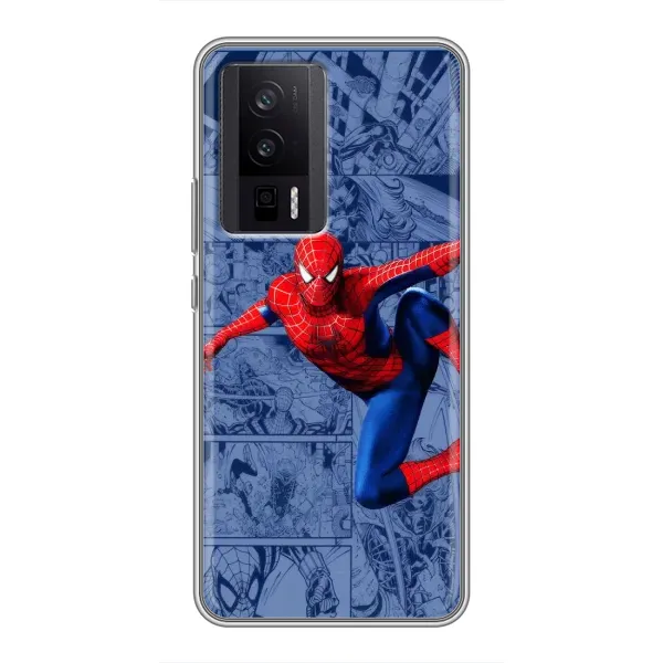 Чехол с рисунком «Человек Паук» для Xiaomi POCO F5 Pro