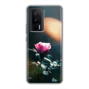 Чехлы с принтом Розочки для Xiaomi POCO F5 Pro (Цветок ночной)